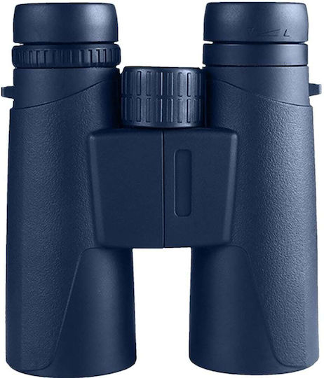 Бинокъл Discovery Elbrus 10x42, призма Amici, 10x увеличение, 42 мм диаметър на обектива, оптика от стъкло BK-7, син