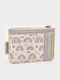 Kleines Damenbrieftasche mit RFID Beiges