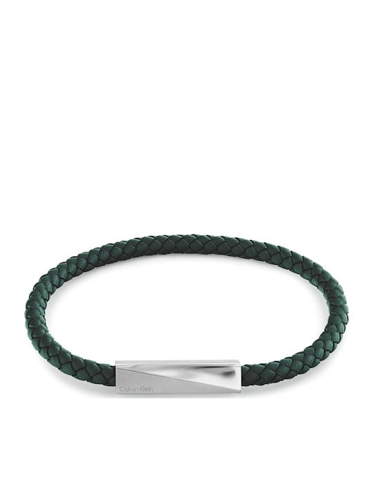 Calvin Klein Ανδρικό Βραχιόλι από Δέρμα 19.5cm