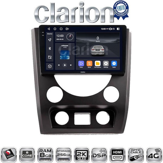 Clarion Ηχοσύστημα Αυτοκινήτου για Ssangyong Rexton 2015 > 2016 (Bluetooth/USB/WiFi/GPS/Apple-Carplay/Android-Auto)