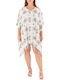 Damen Kaftan Strand White