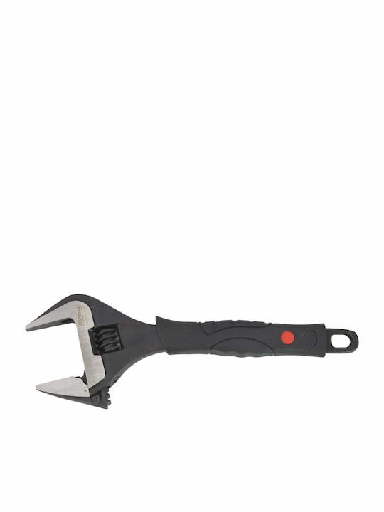 AWTools Adjustable Wrench French Wrench with Adjustable Opening 40mm and Anti-Slip Handle 210mm