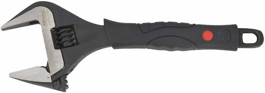 AWTools Adjustable Wrench French Wrench with Adjustable Opening 40mm and Anti-Slip Handle 210mm