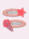 Mini Cools Kinder Haarspange Stern in Rosa Farbe