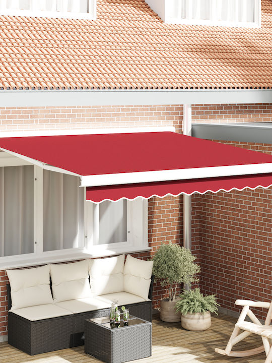vidaXL Τέντα Βεράντας Κόκκινη 3x2.5m