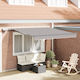 vidaXL Awning fabric Gray