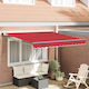 vidaXL Awning fabric Red
