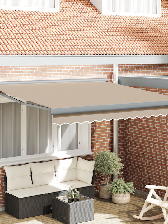 vidaXL Τέντα Βεράντας Μπεζ 3x2.5m