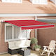 vidaXL Awning fabric Red