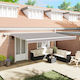 vidaXL Awning fabric Gray
