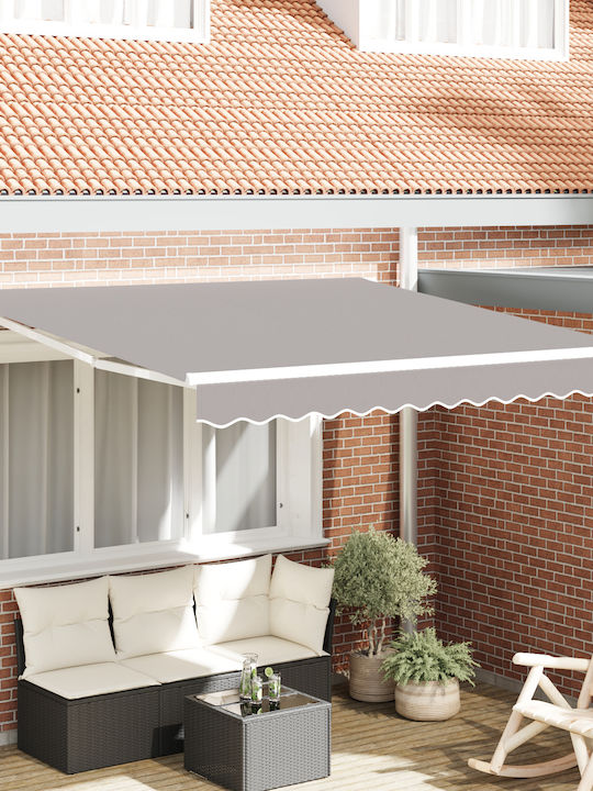 vidaXL Cort Terasă Gri 3x2.5m