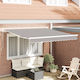 vidaXL Awning fabric Gray