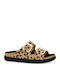 Leder Flache Sandalen für Damen Anatomisch LEOPAR