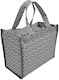 Geantă izolată pentru plajă sau camping 29x16x23cm negru alb