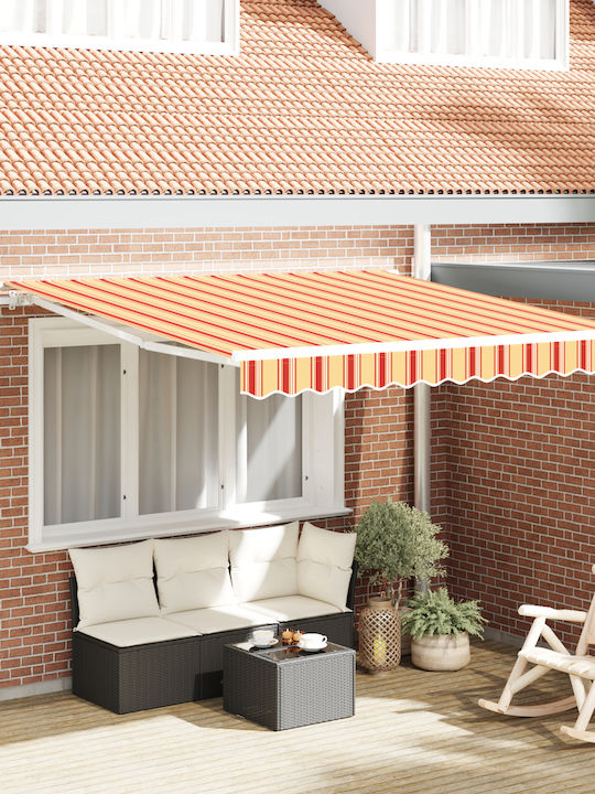 vidaXL Manual Terrace Wall Tent with LED Light ...