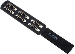 Thomann Js-bk Jingle Stick Black με 12 Κουδούνια