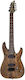 Schecter Omen Elite-7 Electric Guitar Stratocaster with HH Pickup Configuration Charcoal