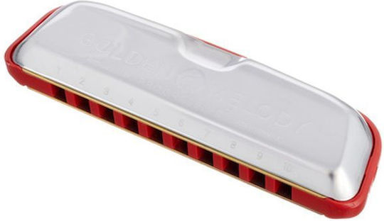 Hohner Διατονική Φυσαρμόνικα Golden Melody E Τονικότητας E (Mi)