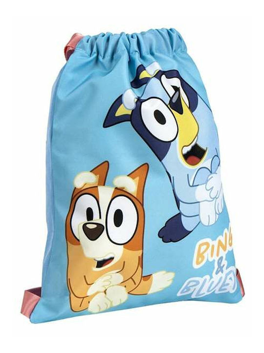 Backpack Strings Bluey Blue 27 X 33 Cm