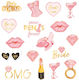 Party Pal Temporary Tattoo for Party with Theme "Marriage" Set of 17pcs 161425