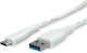 Roline Кабел 11.99.9036 USB A M към USB C M 3м Бял