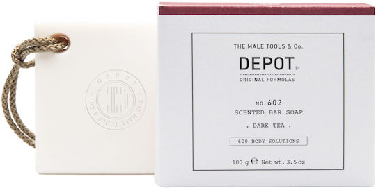 Depot 600 Body Solutions No 602 Botanical Complex Cleansing Dark Tea Scented Soap Bar Aromatic Notes 100 G