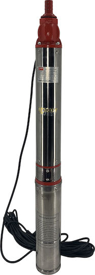 Pompa submersibilă pentru puț adânc Ddt Qjd12-120-1.8 1800 W 8 m³/h 12 turbine oțel inoxidabil