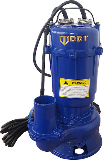 Pompa submersibilă pentru apă murdară cu tocător, plutitor, Ddt Wqcd 2200 W 8 m³/h