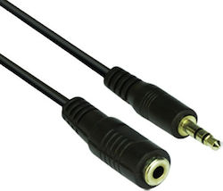 Vcom Cv202 Cable 3.5mm Jack M To 3.5mm Jack F 1.5m Black Vcom Cv202 Cable 3.5mm Jack M To 3.5mm Jack F 1.5m Black