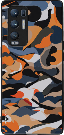 Камуфлажен калъф Sonique Army Series за Oppo Find X3 Neo 5G, оранжев