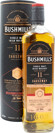 Cognac Cask Single Malt Ουίσκι 11 Ετών Ιρλανδίας σε Κουτί 47% 700ml