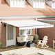 vidaXL Awning fabric White