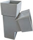 Cot curb vertical 6x10 67,5° PVC-U, jgheab gri