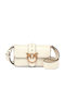 Stoff Damen Handtasche Crossbody Schulter Weiß 104340A0QO-001Z14Q