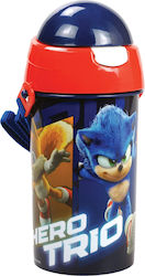 Gim Sonic Plastic Kids Water Bottle Thermos wit...