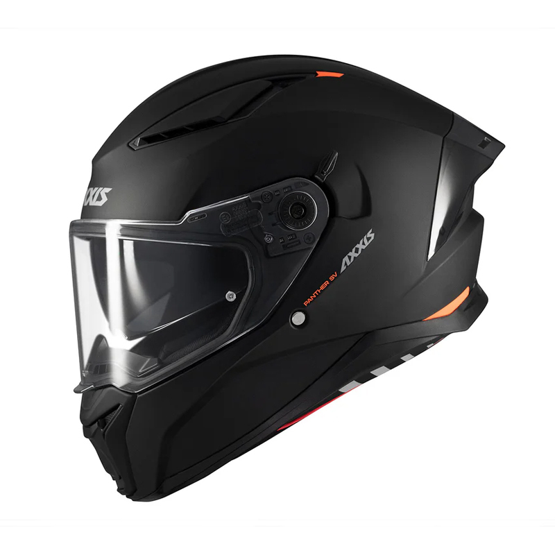 panther  Axxis Panther Black Matt A1 Motorcycle Helmet Full Face ECE 22.06
