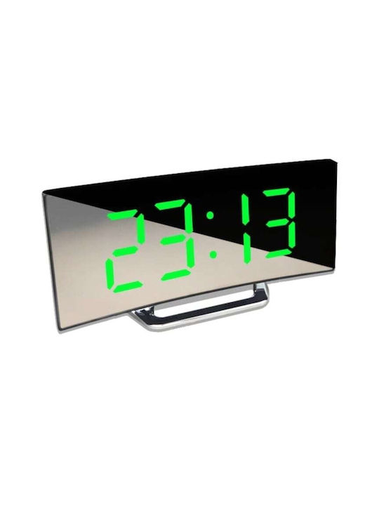 Macvi Tabletop Digital LED Clock With Green Alarm Clock MCV-01478