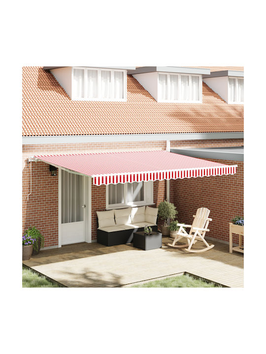 vidaXL Terrace Wall Tent Red 4.5x3cm