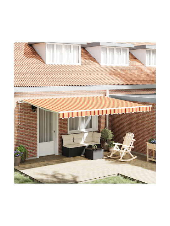 vidaXL Terrace Wall Tent Yellow 4.5x3cm
