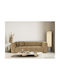 Cady Τριθέσιος Καναπές Khaki 235x100x72εκ.