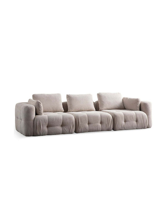 Amaris Dreisitzer Sofa Beige 290x100x65cm