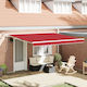 vidaXL Awning fabric Red