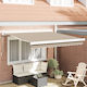 vidaXL Awning fabric Beige 2.5x3.5m