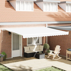 vidaXL Awning Fabric White 4.5x3m vidaXL Awning Fabric White 4.5x3m