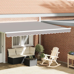 vidaXL Material Pentru Copertină Gri 4.3x0.2m