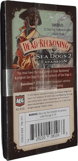 Game Expansion Dead Reckoning: Sea Dogs for 1-4 Players 14+ Years Old (EN) Alderac