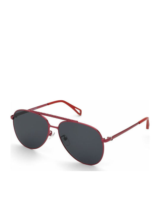Zadig & Voltaire Unisex Sunglasses with Red Met...