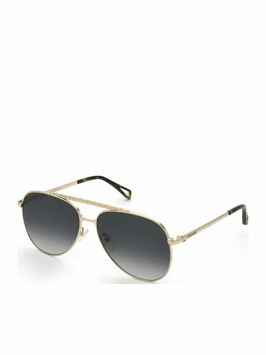 Zadig & Voltaire Γυαλιά Ηλίου Χρυσά με Μεταλλικό Σκελετό Zadig & Voltaire Γυαλιά Ηλίου Χρυσά με Μεταλλικό Σκελετό