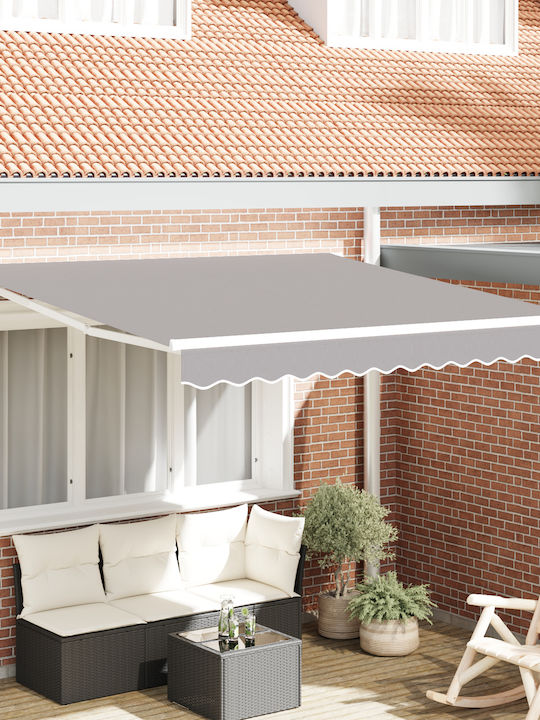 vidaXL Cort Terasă Gri 3x2.5m