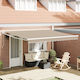 vidaXL Awning fabric Beige 3x4m